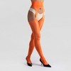 LECHERY Women's Lustrous Silky Shiny Sheer Suspender High-Waisted No Waistband Nylons Pantyhose Tights Stockings (1 Pair) - 4 of 4