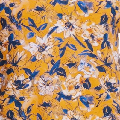 tangerine floral