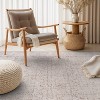 World Rug Gallery Elise Blue Distressed Medallion Indoor Rug – Flat Pile, Washable with Non-Slip Backing - 2 of 4