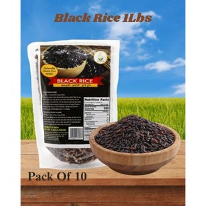 Shastha Heritage Black ( Kavuni Rice ) / Black Rice - Pack of 1 , 10Lbs - 1 of 4