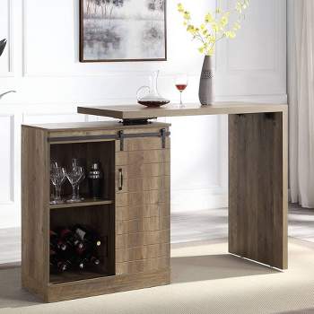 47" Quillon Console Table Rustic Oak Finish - Acme Furniture