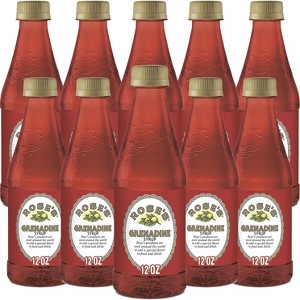Rose’s Grenadine Syrup 10 Pack 12 OZ Bottle, | Perfect for Cocktails, Beverages, and Mixers - 1 of 4
