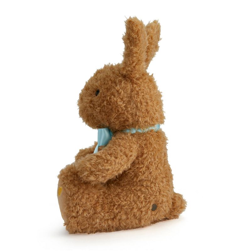 FAO Schwarz 12&#34; Brown Bunny with Orange Footpad Toy Plush, 5 of 10
