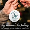 Aunt Christmas Funny Gifts for Women - Goose and Gosling Ceramic Christmas Ornaments 2025 - 3 of 4