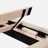 Kumasinova Queen Size Soft Boucle Upholstered Bed Frame,Noise Reduced Slatted Platform Bed Frame with Headboard,Heavy Duty Bedframes,800lbs Max - 4 of 4