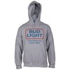 Mens Bud Light Everything Else is Just a Light Pull Over Hoodie - 3 of 4