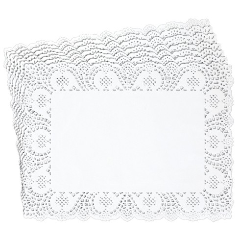 Juvale 100 Pack Rectangular Placemats For Cakes, Desserts, Baked Goods ...