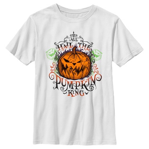 Boy's The Nightmare Before Christmas All Hail The Pumpkin King T-shirt ...