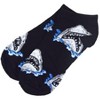 Shark Head Patterned Socks (Women's Sizes Adult Medium) from the Sock Panda - 3 of 4