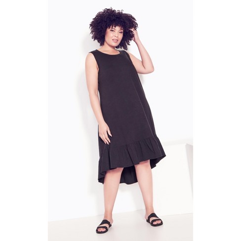 Plain black shop dress target