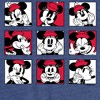 Girls' - Disney - Minnie Mouse Face Grid Fitted Short Sleeve Graphic T-Shirt - 2 of 4