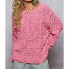 Women's Open Knit Crochet Sweater - POL - 2 of 4