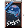 Trends International MLB Los Angeles Dodgers - Neon Helmet 23 Unframed Wall Poster Prints - 3 of 4