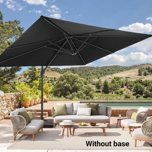 Sonkuki 11.5×9FT Offset Outdoor Patio Aluminum Cantilever Umbrella with Infinite Canopy Angle Adjustment - 1 of 4