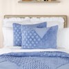 The Lakeside Collection Spring Chenille Bedspread Ensembles - Sham Lavender Luster 1 Pieces - 2 of 2
