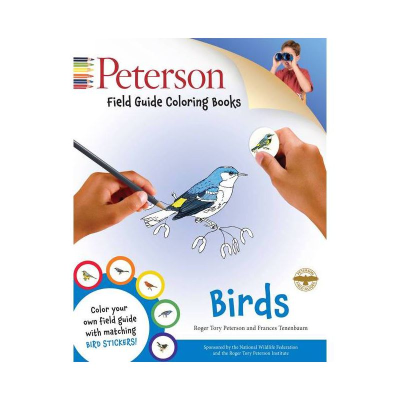 Peterson Field Guide Coloring Books: Birds - (Peterson Field Guide Color-In Books) by  Peter Alden & Roger Tory Peterson (Mixed Media Product), 1 of 2