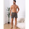 INSPIRE CHIC Men's Comfortable Breathable Cotton Mid-Waisted Striped Boxer Shorts - 4 of 4