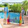 Costway Jumbo 4-to-Score 4 in A Row Giant Game Set Indoor Outdoor Kids Adults Family Fun - 2 of 4