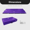 BalanceFrom Fitness 4'x8'x2" All Purpose Folding Gymnastics Exercise Mat - 4 of 4