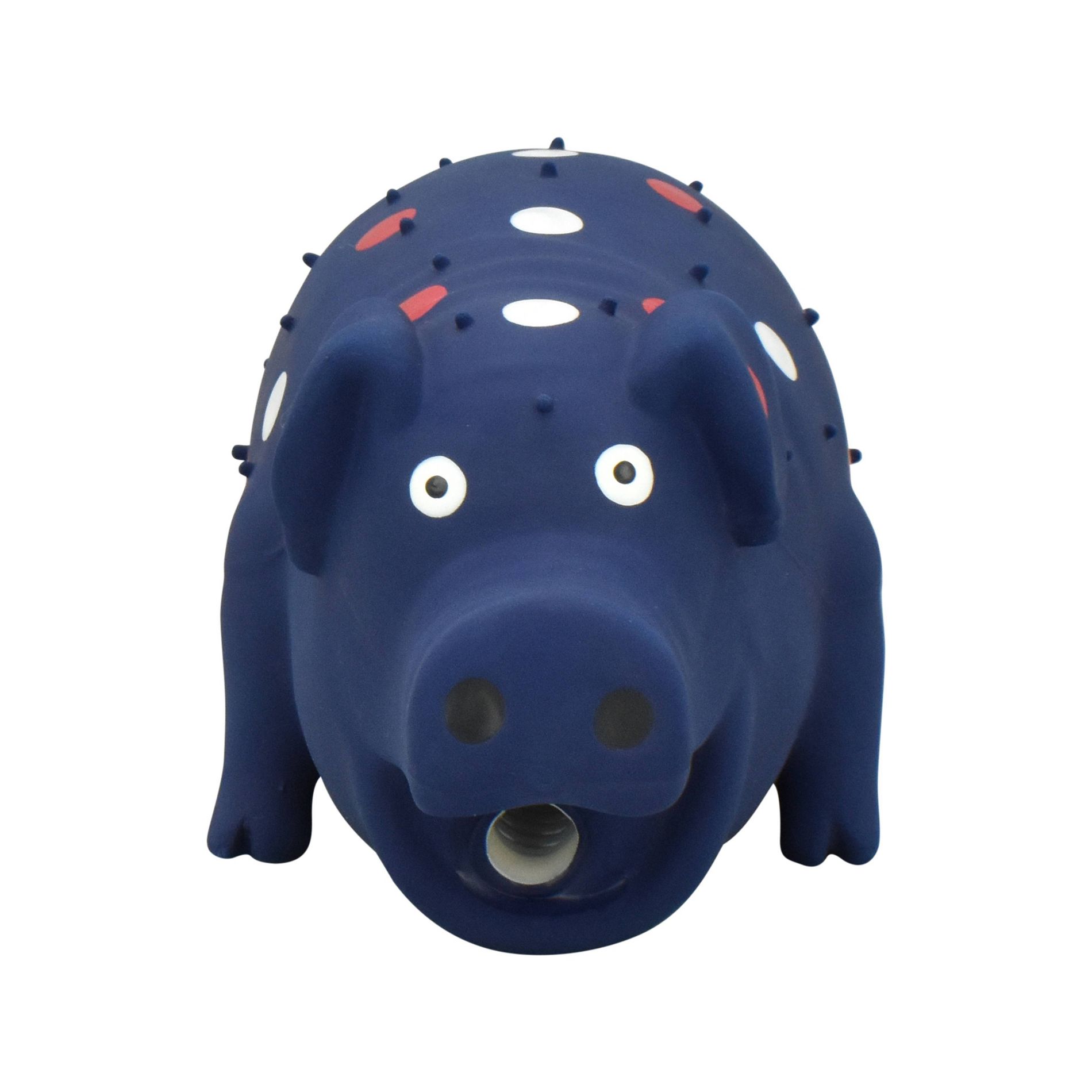 Multipet Rubber Pig Americana Interactive Dog Toy