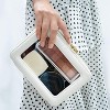 Clear Makeup Bag Organizer, Travel Toiletry Bag Cosmetic Case for Women, Portable Make Up Skincare Pouch Car Organizer Bag - 4 of 4