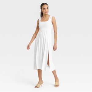Women's Knit Ballet Midi Shift Dress - A New Day™ - 1 of 3