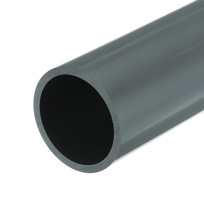 Unique Bargains Water Plumb DIY Crafts High Impact Rigid Round Pipes 8" Length