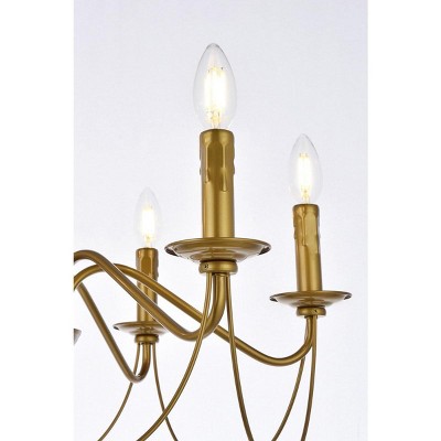 Westley Brass 6-Light Indoor/Outdoor Metal Pendant