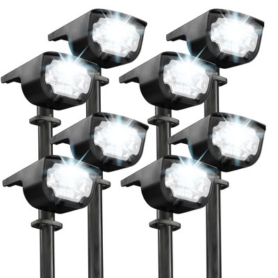 Bell + Howell Solar Powered Color Changing LED Pathway Lights, 8 Pack