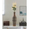 Uniquewise  38-inch Tall Artificial Rattan Floor Vase in Elegant Beige - Statement Piece for Living Room Decor, Entryway, or Hallway - 2 of 4