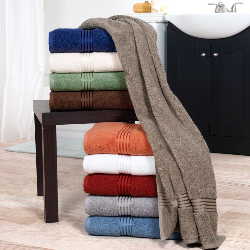 Solid Bath Towels And Washcloths 6pc - Yorkshire Home, 3 of 5