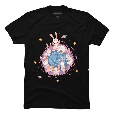 Men's Design By Humans Rabbit Hole By Chofy87 T-Shirt