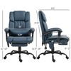 Aghana Digitals Blue High Back Office Chair with 6 Vibration Massage Points, 130° Recline, - 2 of 4