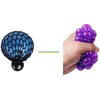 3-Pack Multi-Color Vent Grape Balls, Soft Rubber Stress Relief Toys for Hand Exercise and Anxiety Management - 3 of 4