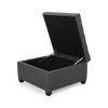 Isabella Contemporary Tufted Fabric Storage Ottoman - Christopher Knight Home - image 4 of 4