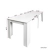 PAGED Multifunctional Extendable Console Table,Modern Entryway Table for Living Room,Entryway Hallway - 3 of 4