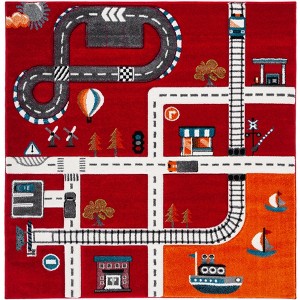 Carousel Kids CRK192 Power Loomed Indoor Rugs - Safavieh Kids - 1 of 4