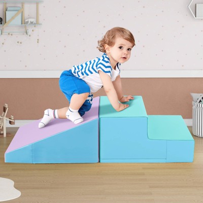 Infans Step and Slide Climber for Infants and Toddlers Baby Soft Foam Structure Blocks