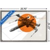 Trends International Star Wars: Mid-century Modern - X-Wing Framed Wall Poster Prints - 3 of 4