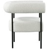 Meridian Furniture,Blake Boucle Fabric Accent Chair - 4 of 4