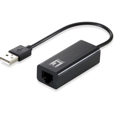 LevelOne USB-0301 USB to Ethernet Adapter for Windows and MAC - USB - 1 Port(s) - 1 x Network (RJ-45)