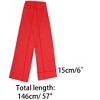 Allegra K Women's Skinny Silky Solid Color Long Scarves Waistband Neck Wraps 1 Pc - 3 of 4