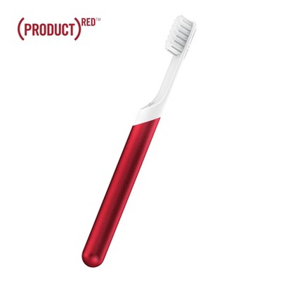 red toothbrush