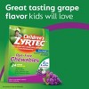 Zyrtec Children's Dye Free Cetirizine 2.5mg Chewables - Grape - 12ct - 4 of 4