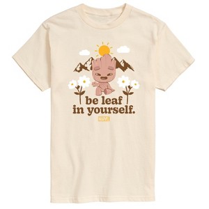 Men's - Marvel - Guardians of the Galaxy Be Leaf In Yourself Short Sleeve Graphic T-Shirt - 1 of 4