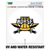 Northern Kentucky Norse Logo Automotive Car Window Locker Circle Bumper Sticker - 2 of 4
