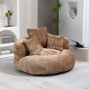 Bean Bag Chair Lazy Chair with 3 Pillows,Durable Comfort Lounger High Back Bean Bag Chair Couch for Adults and Kids,Indoor & Outdoor-Cuddlewood - 2 of 4