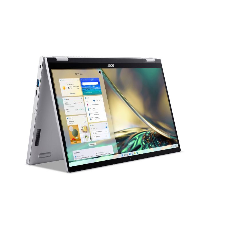 Acer 14&#34; Touchscreen Convertible Laptop - Intel Core i3 Processor - 8GB RAM - 256GB SSD storage &#8211; Windows - Silver (SP314-55-34UR), 1 of 5