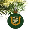University of San Francisco Primary Logo Mini Small Tiny Wood Christmas Tree Holiday Ornament - 3 of 4