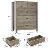 5 Drawer Dresser for Bedroom, Modern Tall Dresser Organizer with Storage Drawers, Wooden Chests of Drawers for Bedroom, Entryway, Hallway - 2 of 4